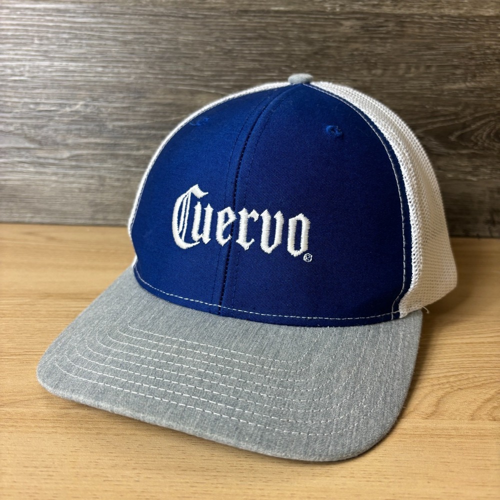 Cuervo Hat Cap Snap Back Blue Trucker Jose Cuervo Outdoors Mens